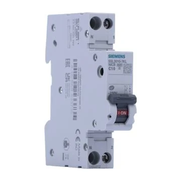 SIEMENS Disjoncteur 10A Ph+N Courbe C 4.5kA 230V - 5SL3010-7KL