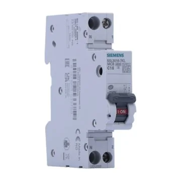 SIEMENS Disjoncteur 16A Ph+N Courbe C 4.5kA 230V - 5SL3016-7KL