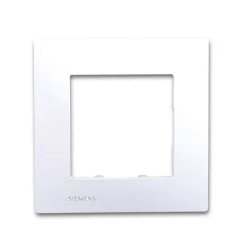 SIEMENS Delta Viva Plaque simple - Blanc