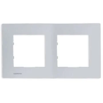 SIEMENS Delta Viva Plaque double - Silver