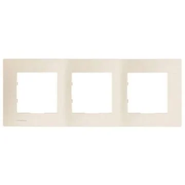 SIEMENS Delta Viva Plaque triple - Beige