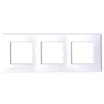 SIEMENS Delta Viva Plaque triple - Blanc