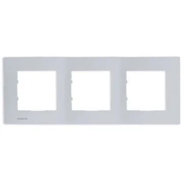 SIEMENS Delta Viva Plaque triple - Silver