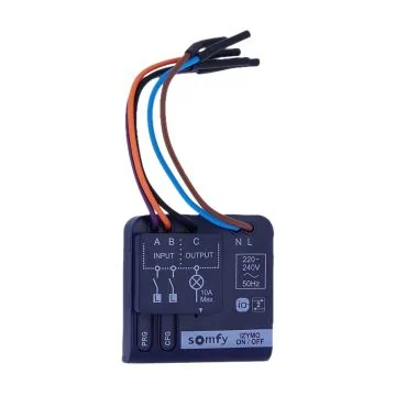 Micro module d'éclairage SOMFY IZYMO ON/OFF IO - 1822649