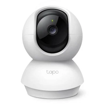 TAPO Caméra de surveillance connectée Wifi intérieure 2K motorisée filaire blanche - TC71
