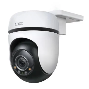 TAPO Caméra de surveillance connectée Wifi intérieure/extérieure 2K motorisée filaire blanche - TC41