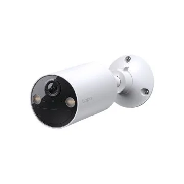 TAPO Caméra de surveillance connectée Wifi intérieure/extérieure 2K sans fil blanche - TC82
