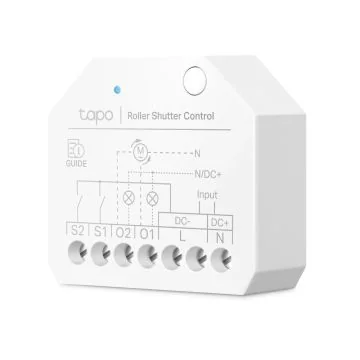 TAPO Micro-module connecté Matter 2 relais 6A Wifi et Bluetooth pour éclairage ou volets-roulants - S112