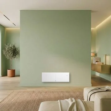 THERMOR Kenya 5 Radiateur connecté à inertie fonte plinthe blanc 750W - 414738