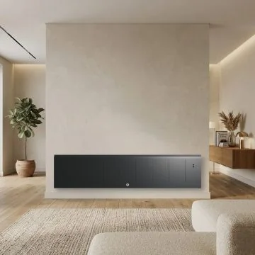 THERMOR Kenya 5 Radiateur connecté à inertie fonte plinthe ardoise 1500W - 414743