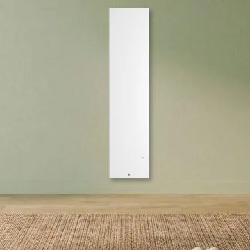 THERMOR Ingenio 5 Radiateur connecté gain de place à inertie double technologie vertical blanc 1000W - 429356