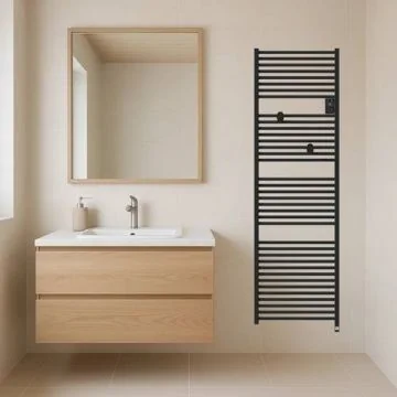THERMOR Riva 5 Sèche-serviettes connecté 1000W noir carbone - 471630