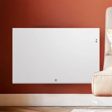 THERMOR Ingenio 5 Radiateur connecté gain de place à inertie double technologie horizontal blanc 2000W - 479333