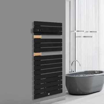 Sèche-serviettes électrique connecté carbone gauche 1500W THERMOR Allure 3 classique - 483175