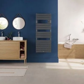 THERMOR Riviera 2 Sèche-serviettes avec soufflerie 2000W gris menhir - 498621