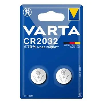 VARTA 2 Piles lithium 3V CR2032 - 6032101402
