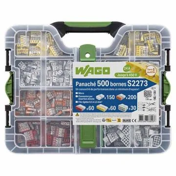 Wago Valisette 500 bornes de connexions automatiques S2273