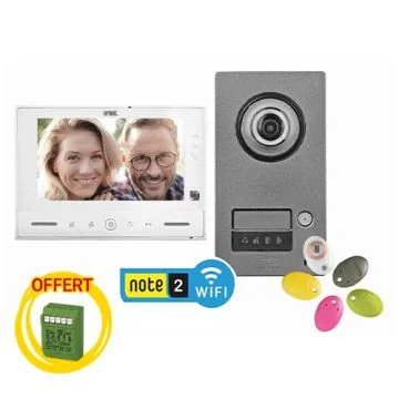 kit portier vidéo Note 2 d'Urmet avec moniteur wifi 7"