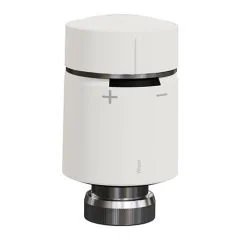 T&ecirc;te de vanne thermostatique connect&eacute;e liaison Zigbee blanc Schneider Wiser