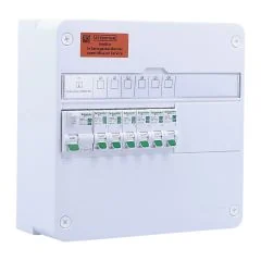 SCHNEIDER RESI9 XE Tableau &eacute;lectrique pr&eacute;&eacute;quip&eacute; auto 1 rang&eacute;e 1ID 63A 6 disjoncteurs