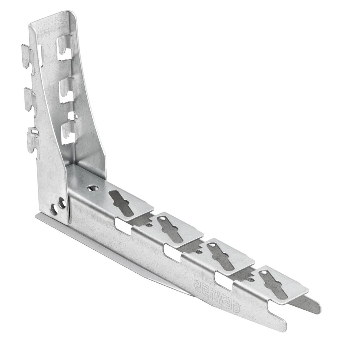 GEWISS Console universelle à griffes CSUG longueur 200mm pour chemin de câbles finition Z275 - MV60192