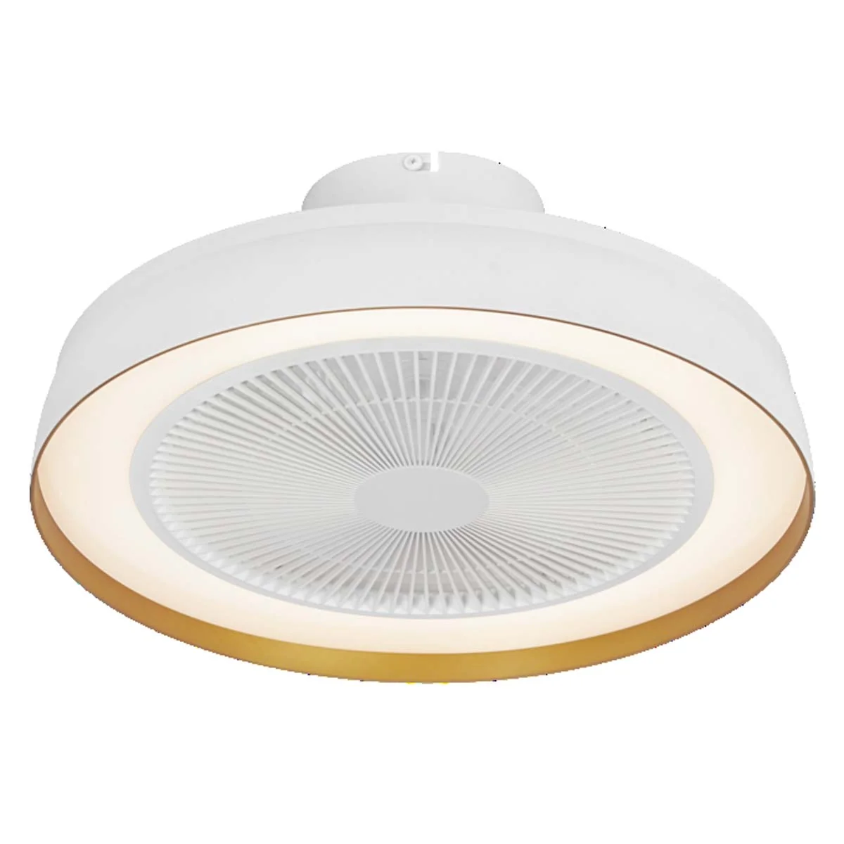 OSRAM Ventilateur de plafond compact réversible et lumineux 49W 3CCT 3000lm dimmable blanc