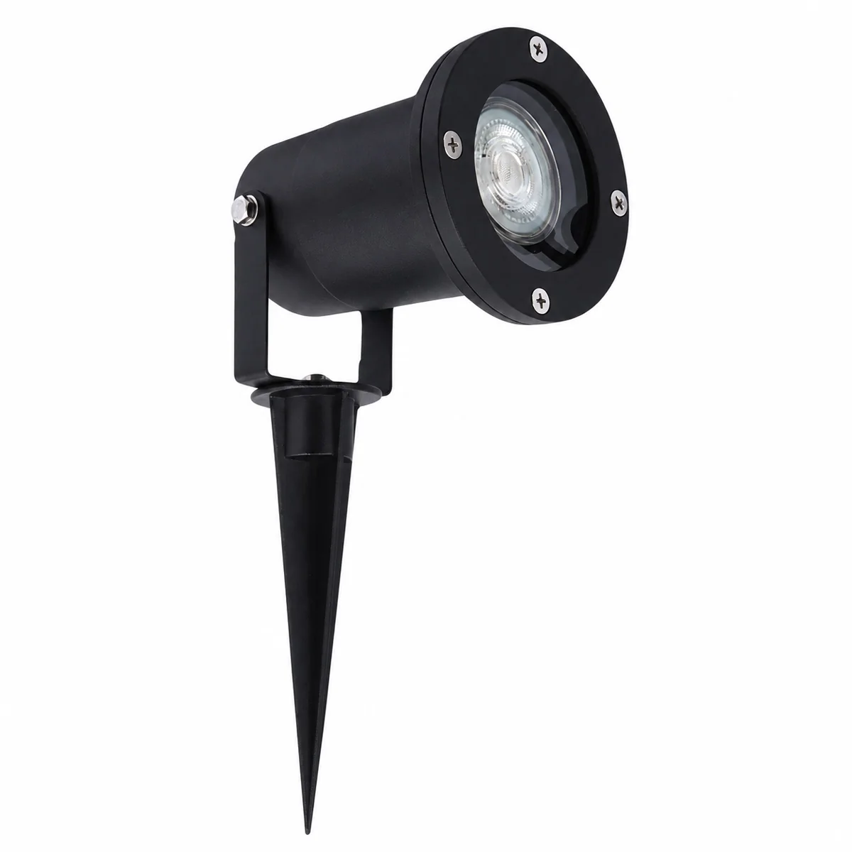 PHILIPS MyGarden Spot extérieur sur piquet IP44 230V GU10 avec ampoule 4,6W 395lm 2700K noir - 1748130P0