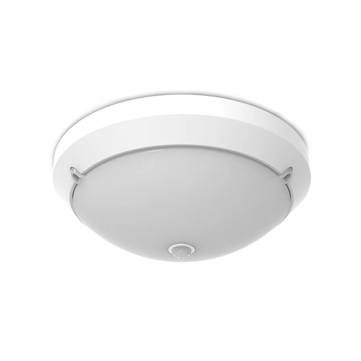 Hublot extérieur LED  à détection infrarouge IP65 230V 15W 1850lm 3000K 300mm blanc