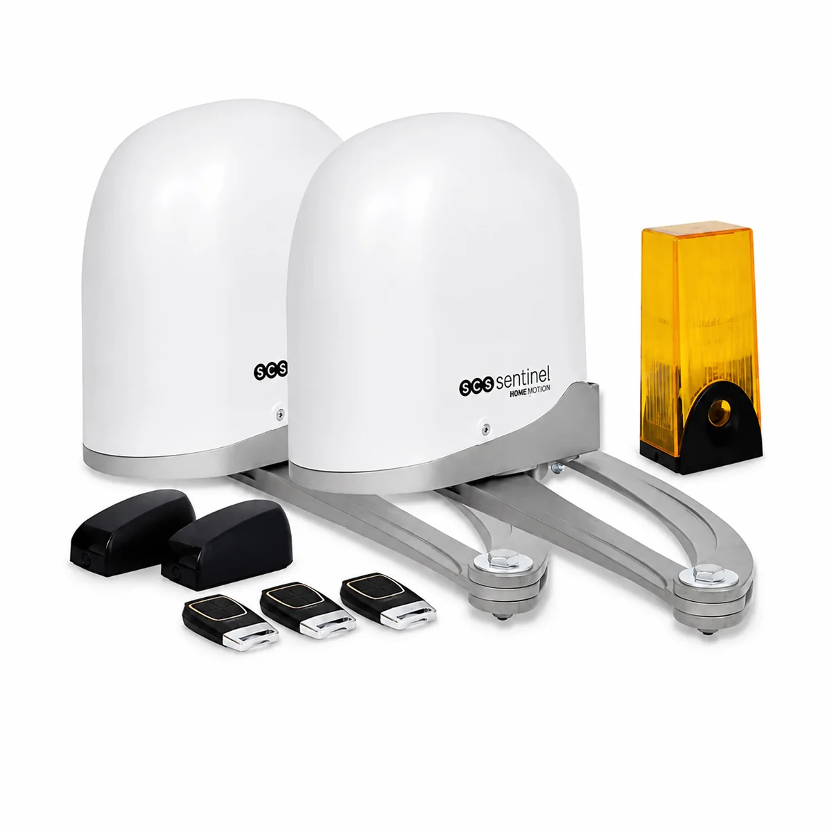 SCS SENTINEL Kit de motorisation pour portail battant 550kg avec module Yokis et clavier à code - MBA0135