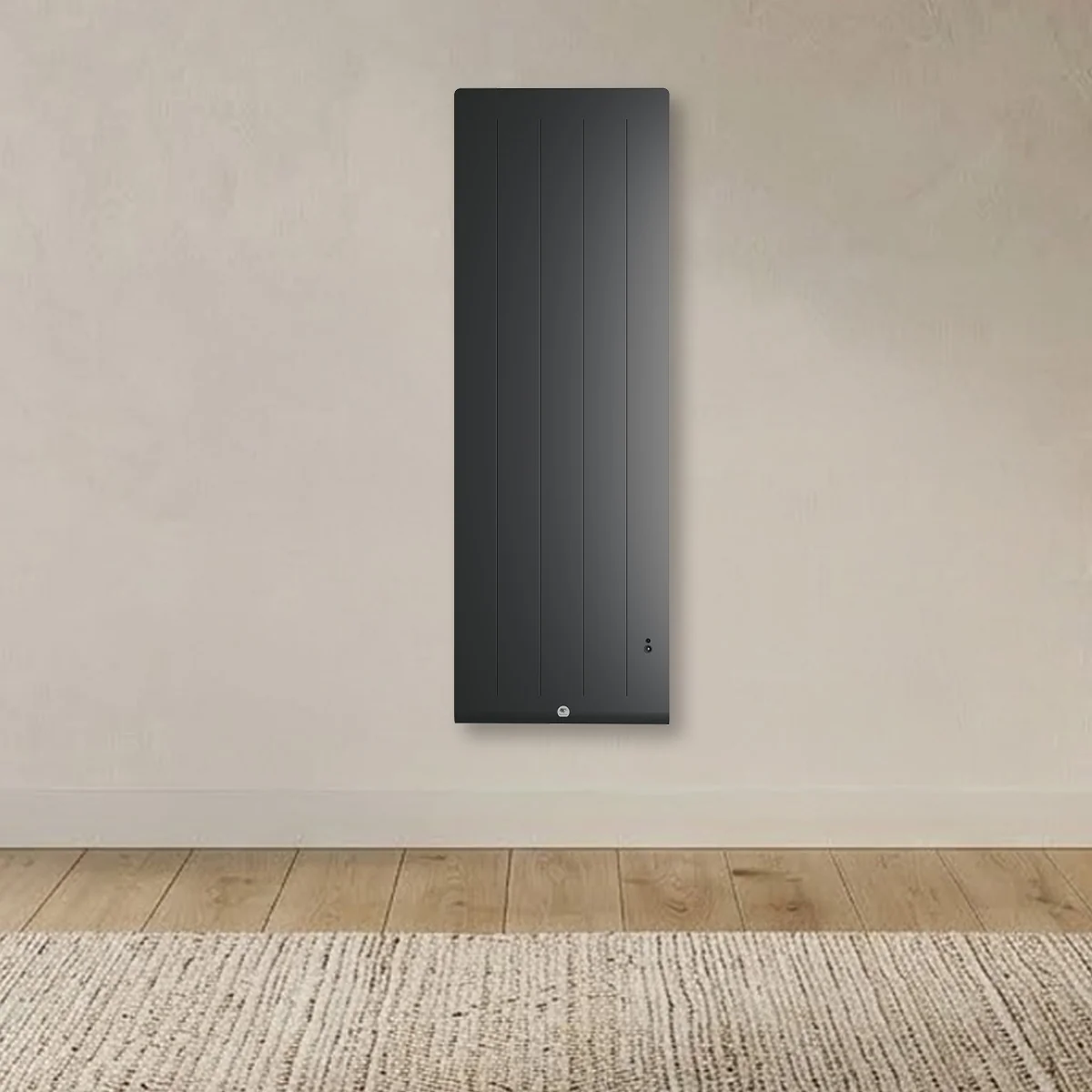 THERMOR Kenya 5 Radiateur connecté à inertie fonte vertical ardoise 1500W - 414748
