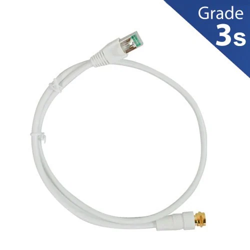 Cordon de liaison fiche F / RJ45 0,7 m Grade 3S