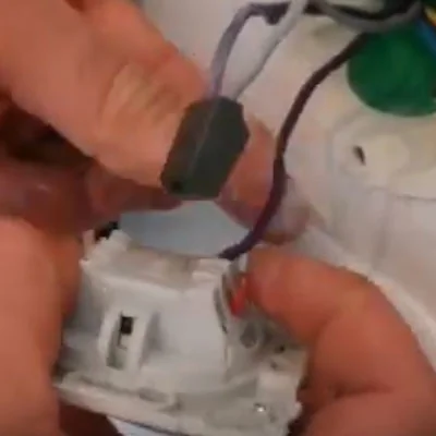 Connexion du retour lampe avec la navette