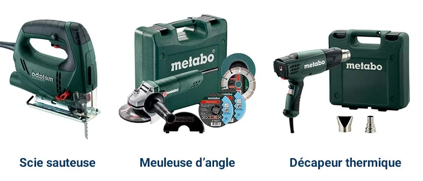 Outils électroportatifs pour travailler un matériau Outils électroportatifs pour travailler un matériau