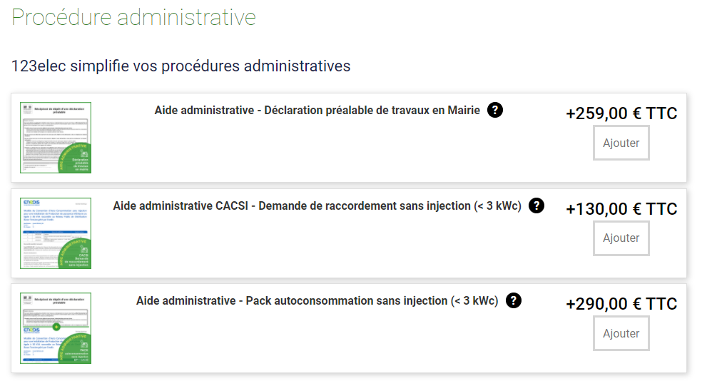 procédures administratives