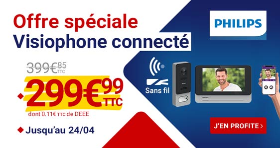 offre speciale visiophone welcomeye 2 philips