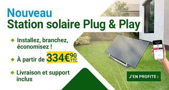 station solaire plug and play